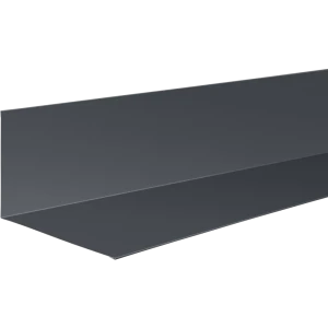 Планка примыкания нижняя 122x250x2000 мм 0.4 мм RAL 7024 темно-серый 86787246 STLM-2185824