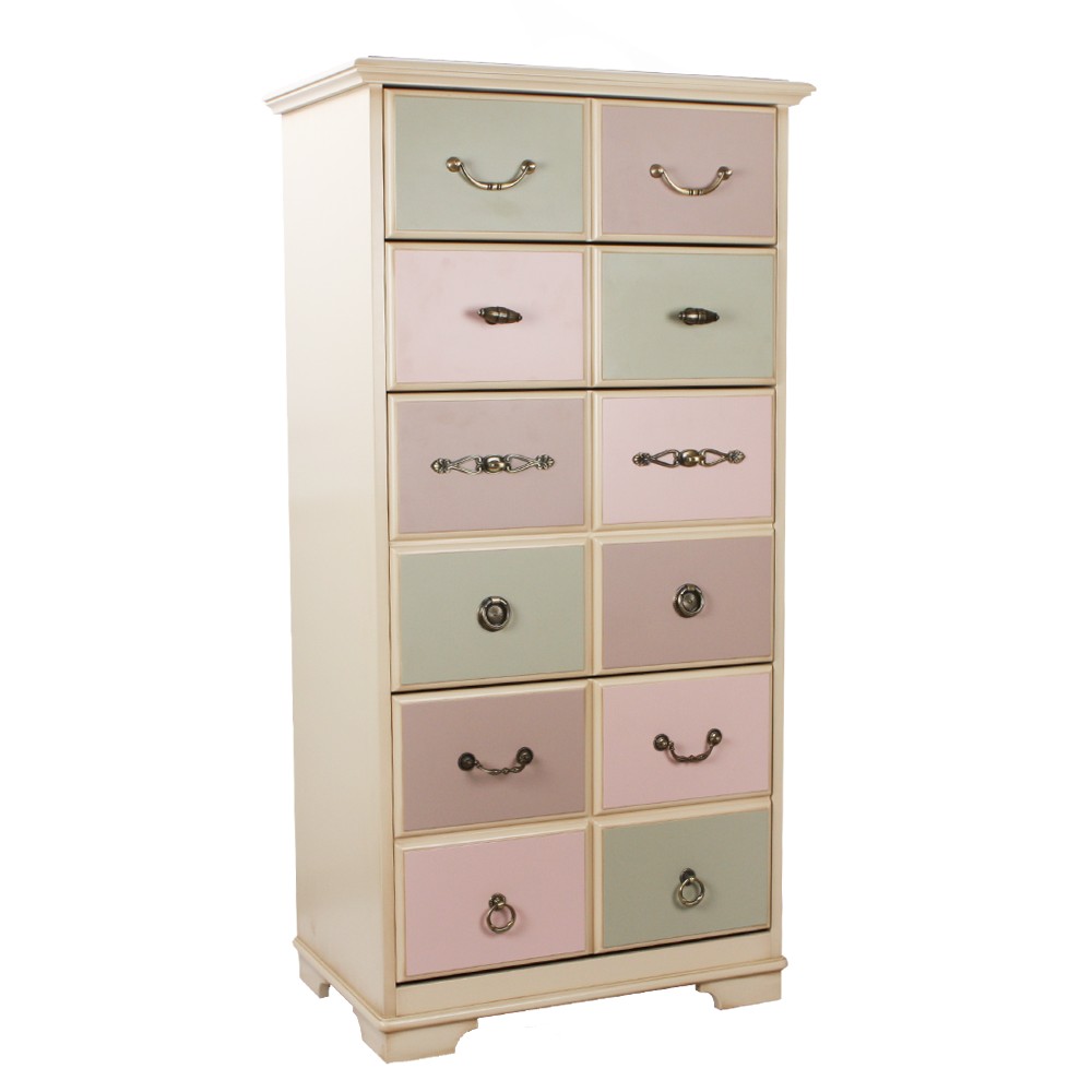 11536 Комод Пандора 5 Айвори Акварель BOGACHO 4627139505266 - Вид №1