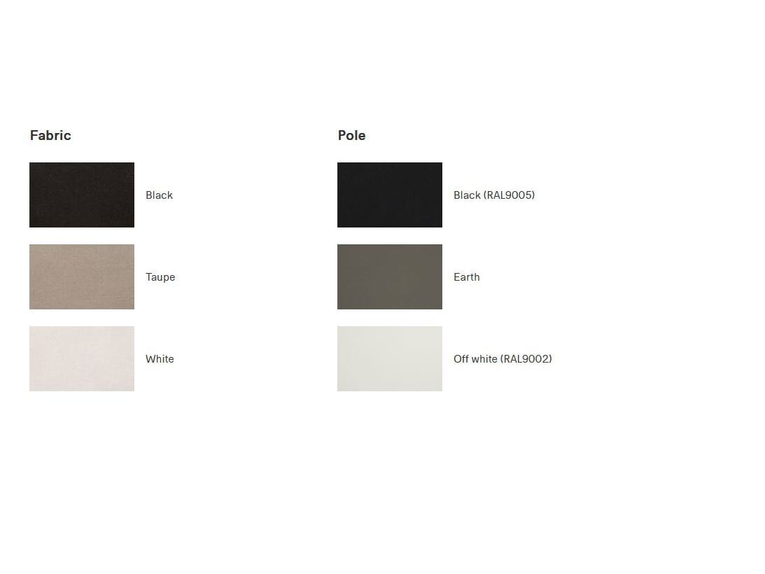 Алюминиевый зонтик с порошковым покрытием с боковым полюсом Extremis Sensu ARCH-00118962 - Вид №5