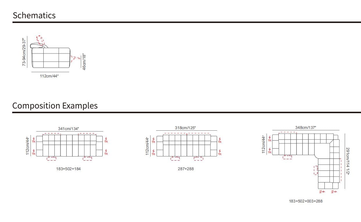 Кожаный диван с электроприводом CAMPO DE' FIORI CHESSBOARD ARCH-00083122 - Вид №7