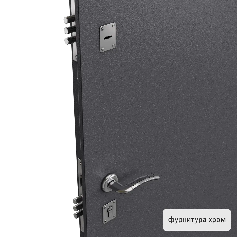 Дверь входная металлическая Стаф 860x2050 мм левая. цвет черный 86729224 STLM-2044799 TOREX  - Вид №2