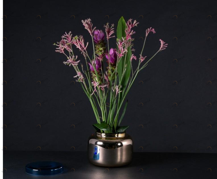 pulpo Зеркальная стеклянная ваза / контейнер sun-id-1493948