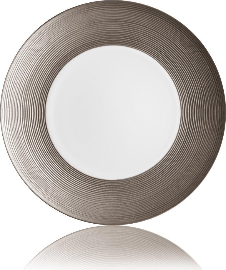 71049 JL Coquet Блюдо круглое 19см "Хемисфер" (платиновый) Фарфор 
