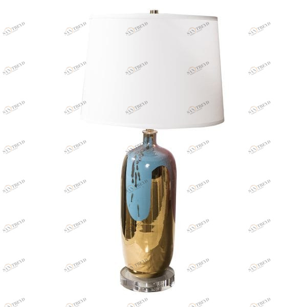 Лампа настольная САМОЦВЕТ MI005 UNICO ВАЗА 255304 Белый;золото 