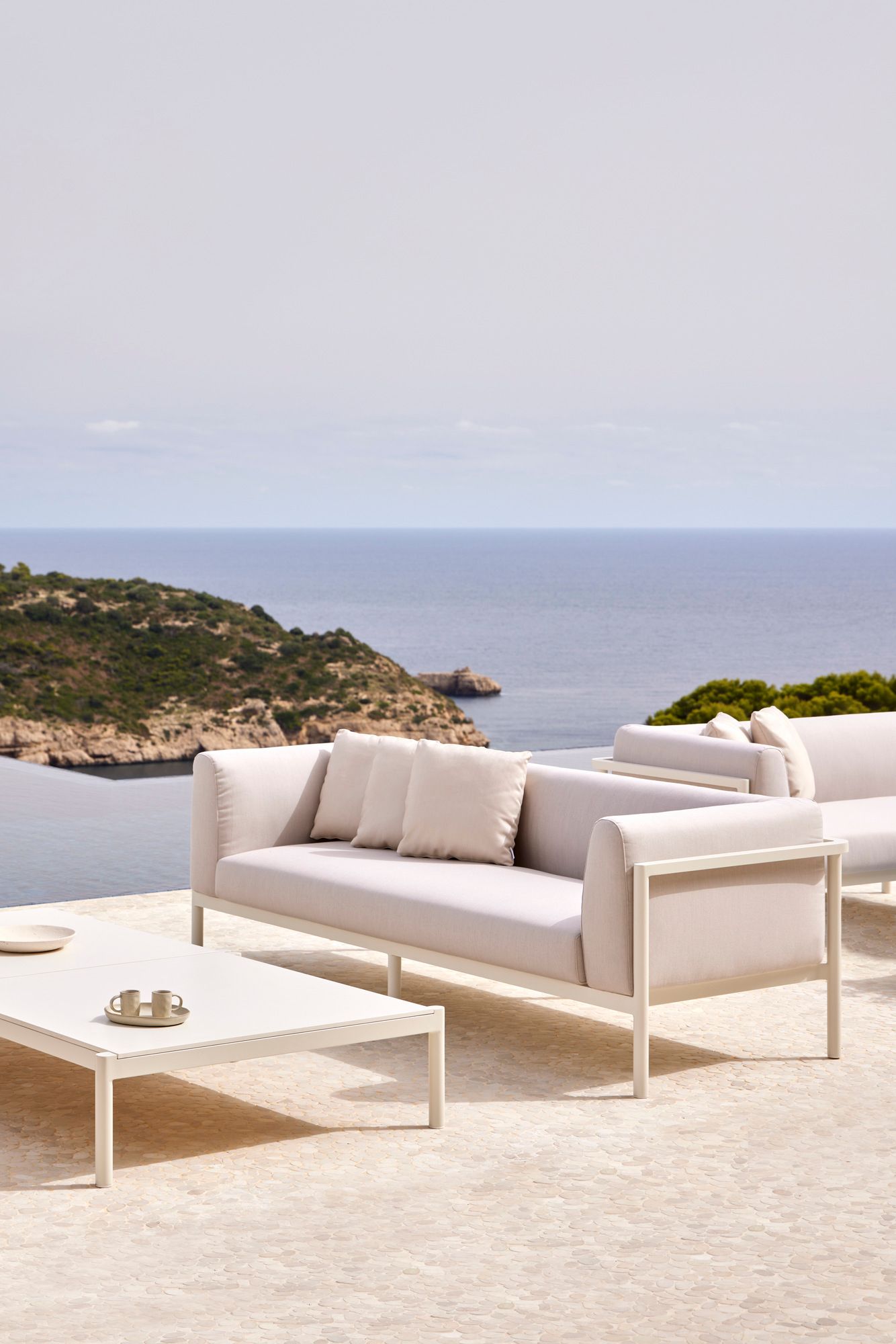 3-местный тканевый садовый диван POINT Origin ARCH-00150488 - Вид №4