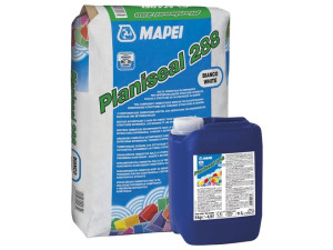 Двухкомпонентный цементный раствор для гидроизоляции подземных конструкций, резервуаров и бетонных конструкций