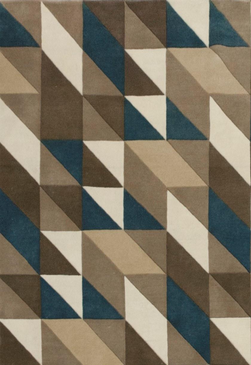 Barcelona Rugs Прямоугольный коврик ручной работы из шерсти мериноса Hydraulic sun-id-1417923 - Вид №1