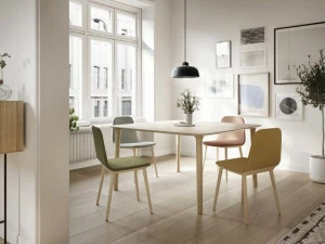 TREKU Квадратный деревянный стол Roll