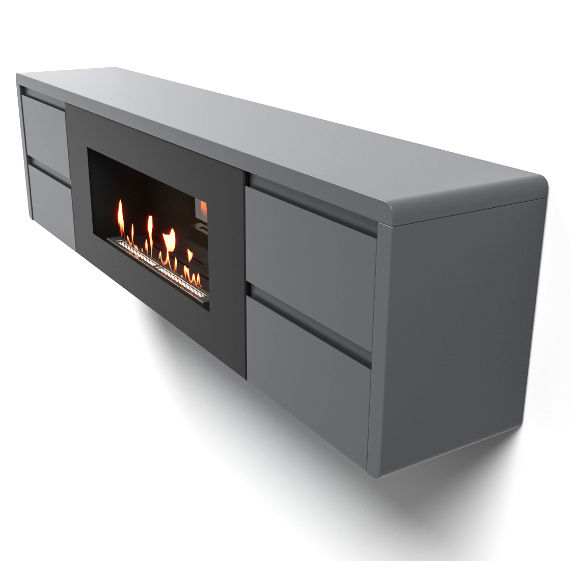 9101970 Биокамин с тумбой Firelight BFP/P-1700 lux черный STDN-0108027 - Вид №6