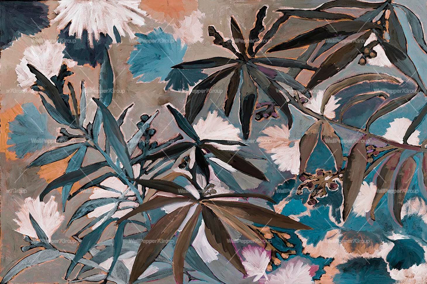 Тропические обои ПВХ бесплатно, экологически чистые, моющиеся WallPepper KALEIDO ARCH-00097320 - Вид №1