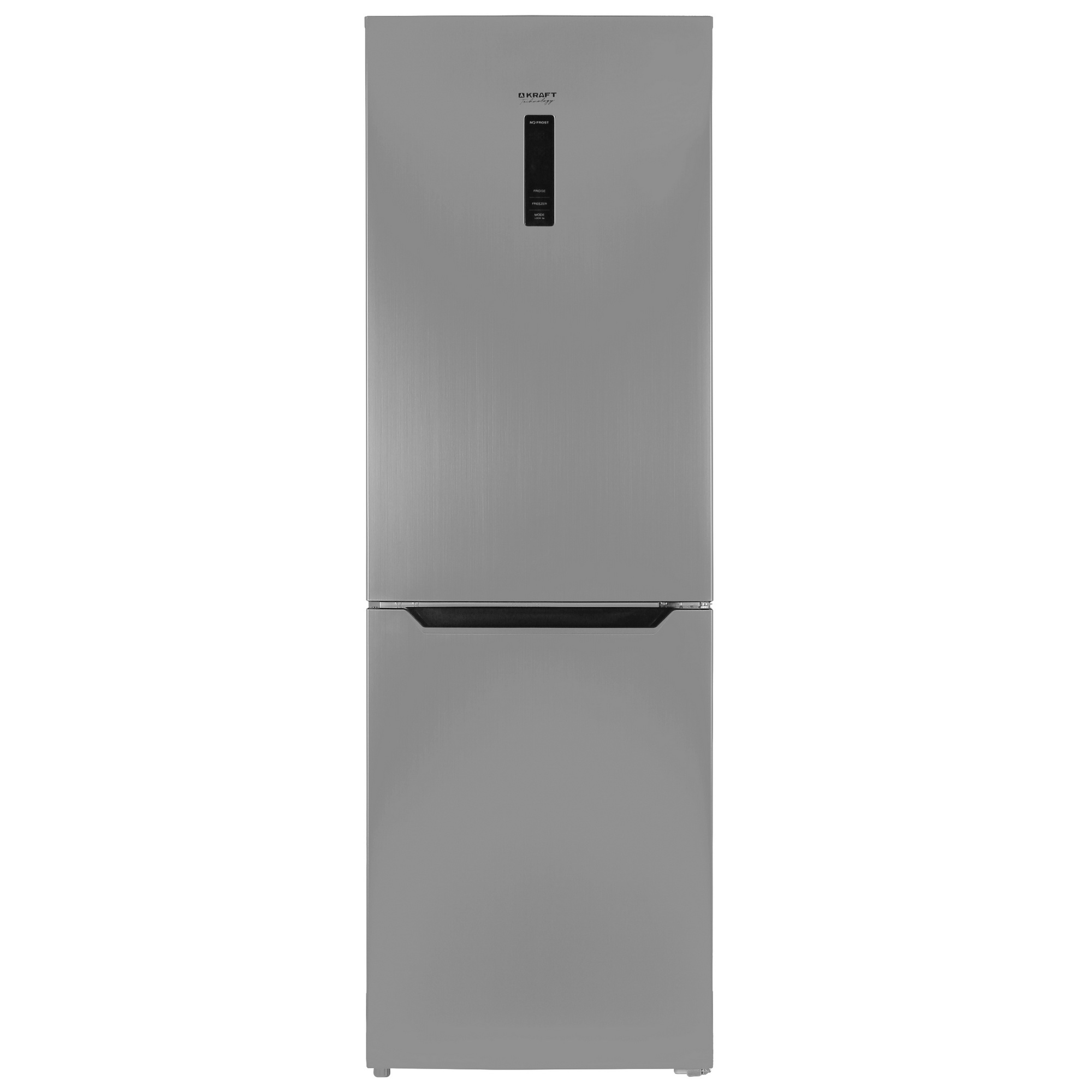 8192449 Холодильник с морозильником   KRAFT TNC-NF402X серебристый STDN-0037207 - Вид №2