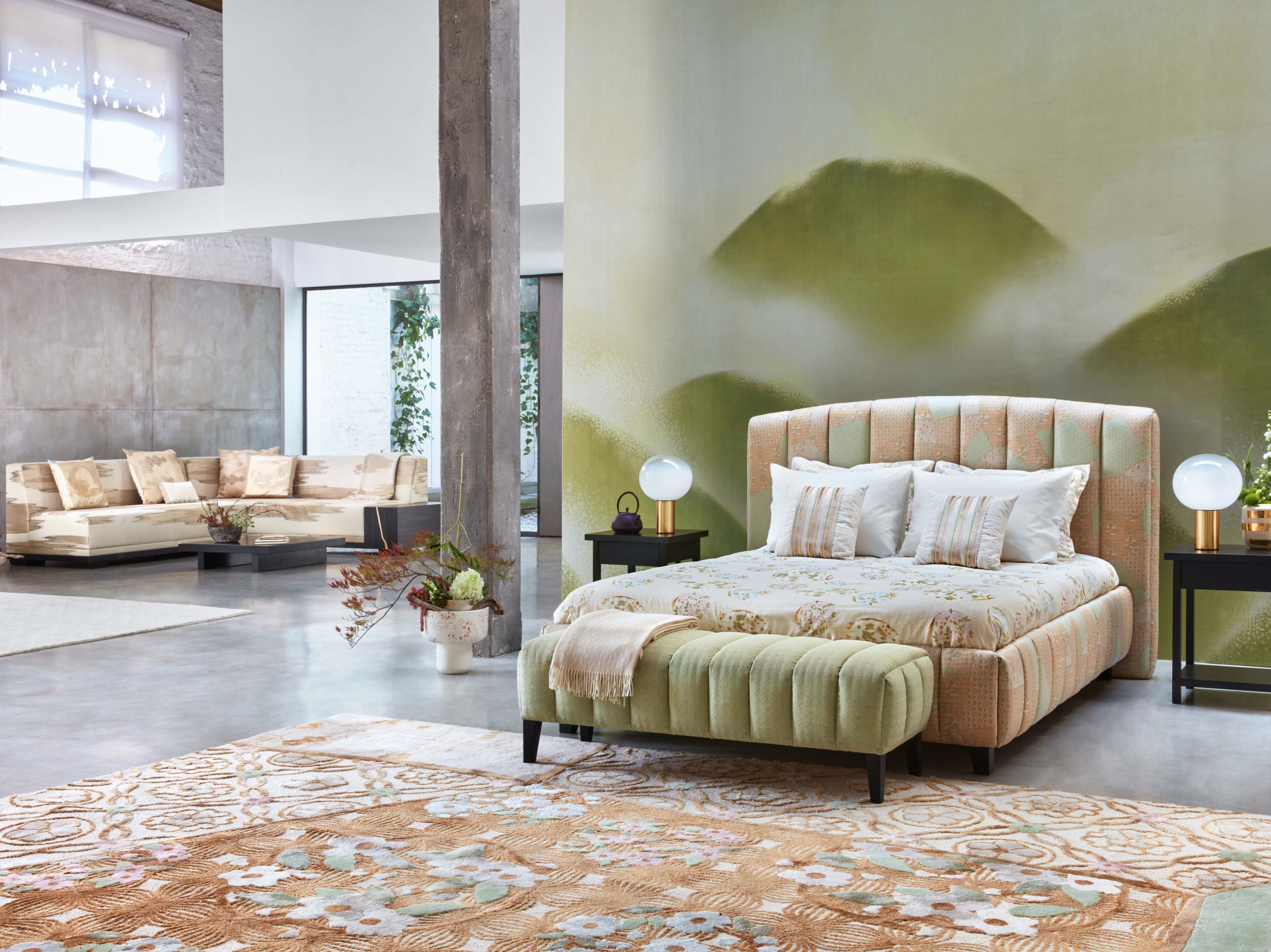 Прямоугольный ковер ручной работы K-3 Sakura ARCH-00084025 - Вид №2