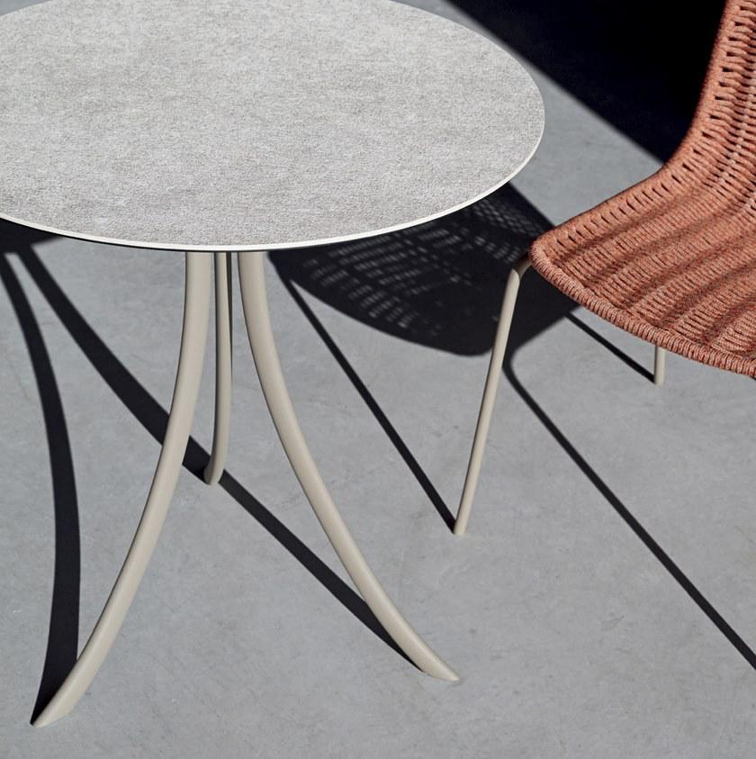 EXPORMIM Круглый садовый стол из нержавеющей стали Bistro C903 r 80 Bistrò - Вид №3