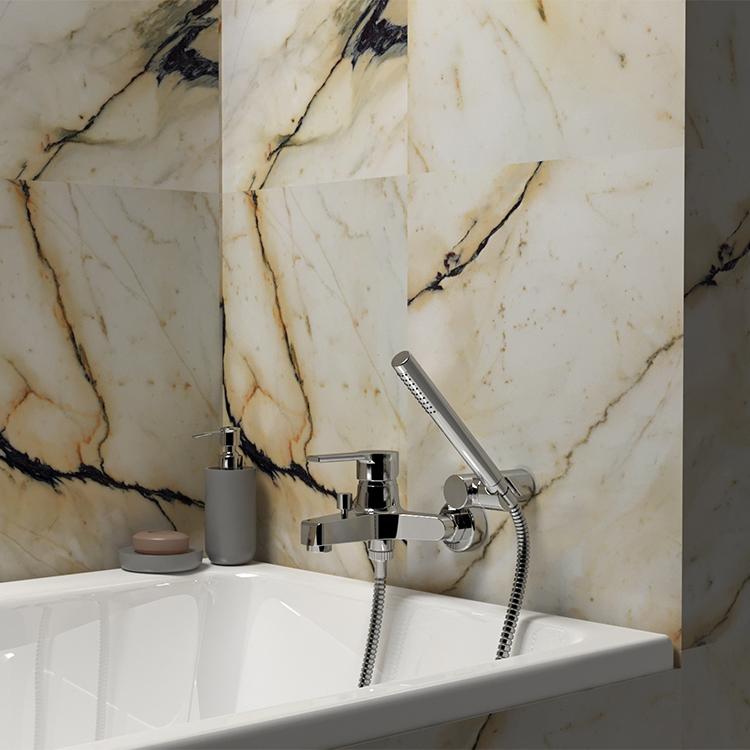 Paini Le Mans 90CR1052SKM смеситель для ванны с аксессуаром  - Вид №1