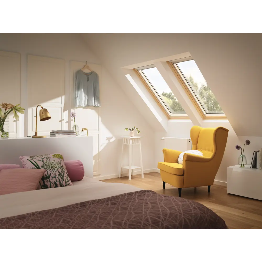 Окно мансардное Velux GZR FR06 3050 дерево/алюминий 66x118 см STLM-2132591 - Вид №8