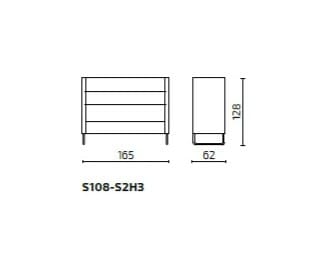 2-местный диван с высокой спинкой Intuit by Softrend Meeter ARCH-00038025 - Вид №2