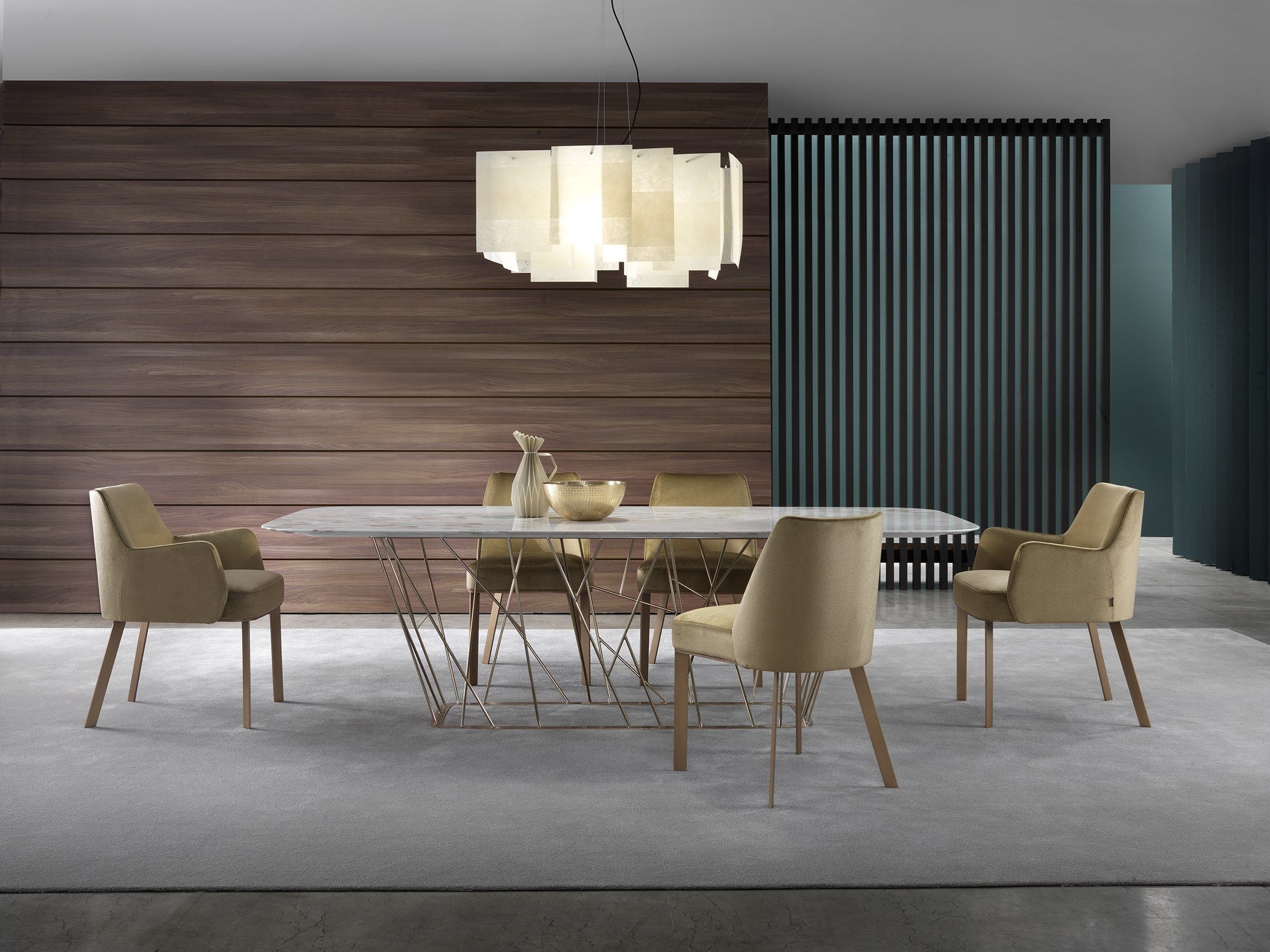 Мраморный прямоугольный стол для гостиной Marelli Twig ARCH-00078818 - Вид №6