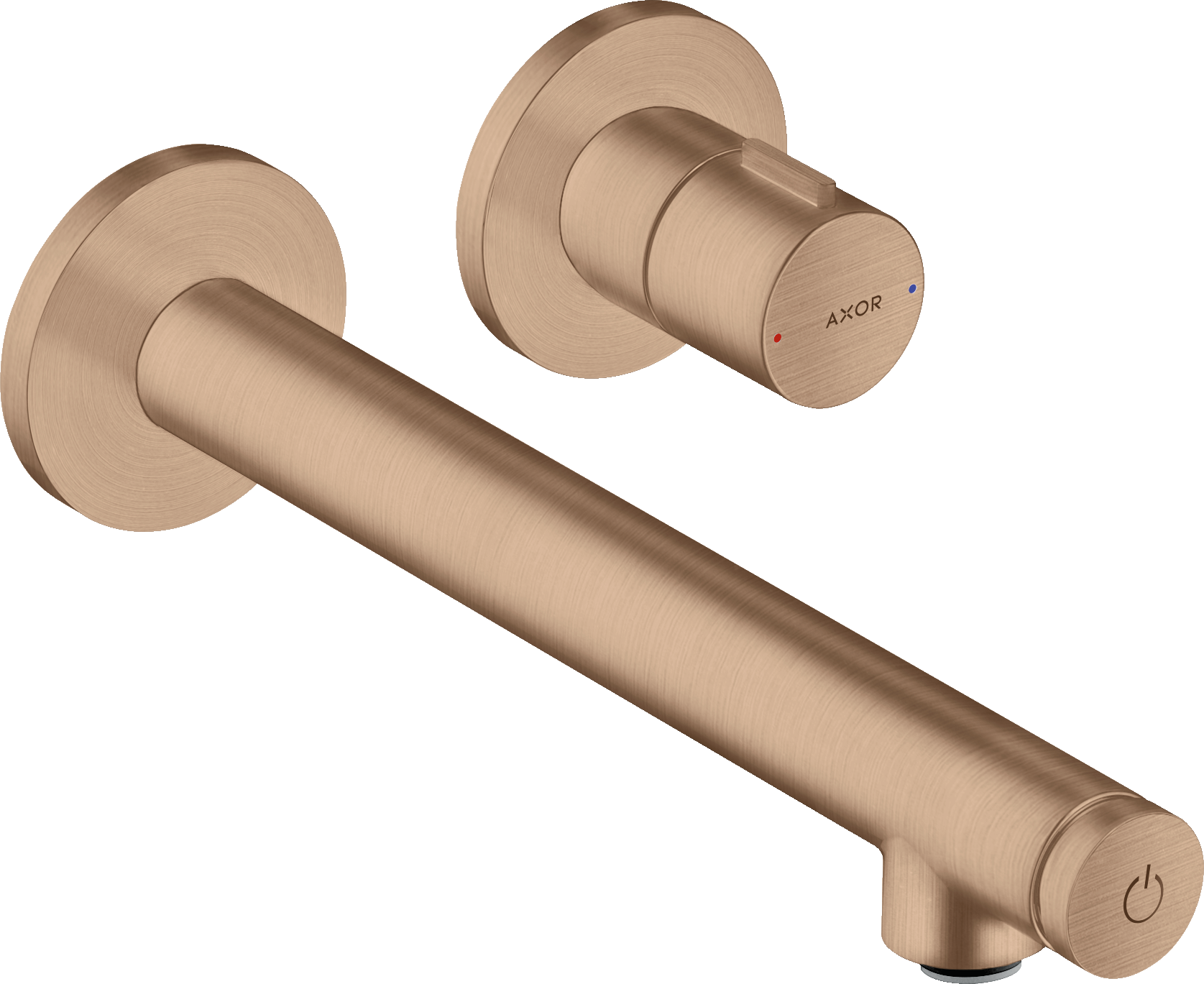 45113310 Смеситель для раковины скрытого монтажа настенный Select с изливом 221 мм AXOR UNO