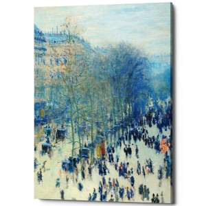 896522185_2628 Картина «Бульвар Капуцинок» (холст, галерейная натяжка) Object Desire