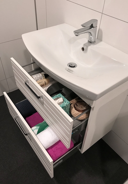 1751400 Life 500 M Шкаф И Коробка Умывальника Передняя Белая Ма ... Hafa  Белый  - Вид №2