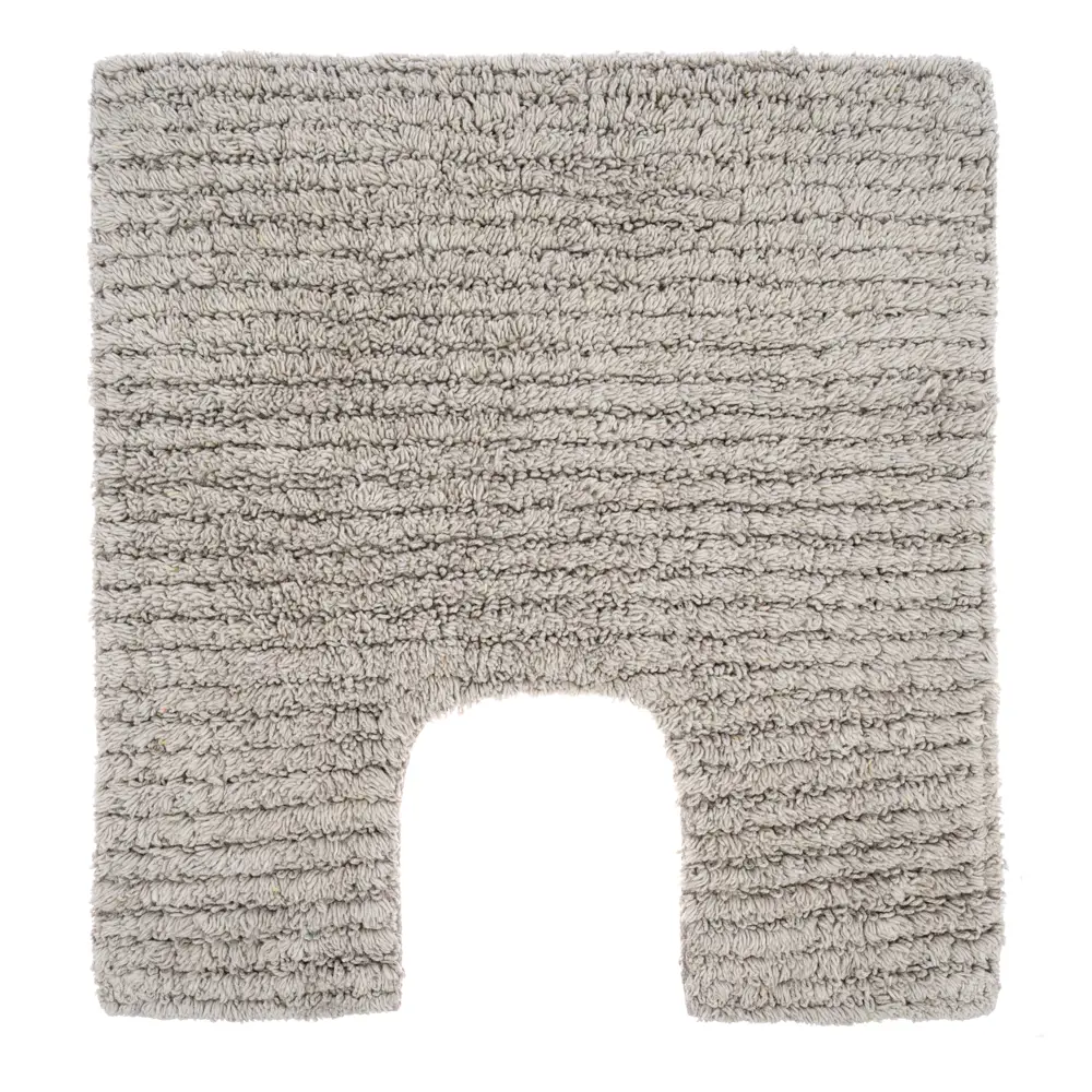 Коврик для туалета Willow Gray 45x45 см хлопок цвет серый 85200336 STLM-2044212 LEMER