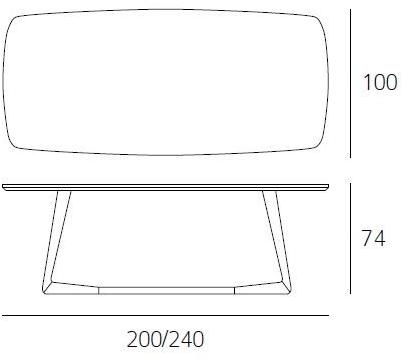 Pacini & Cappellini Прямоугольный обеденный стол sun-id-1381485 - Вид №3