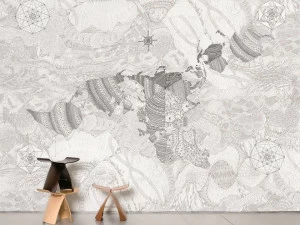 Moustache Флизелиновые бумажные обои