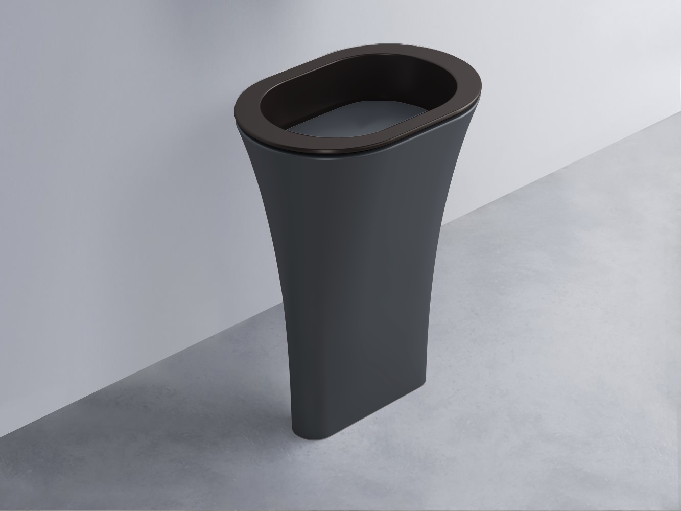 AMLA65-LV+AMPILO-BA+AMCOLO-BA Раковина Amedeo Ovale отдельностоящая cielo Enjoy + Amedeo Ceramica Cielo