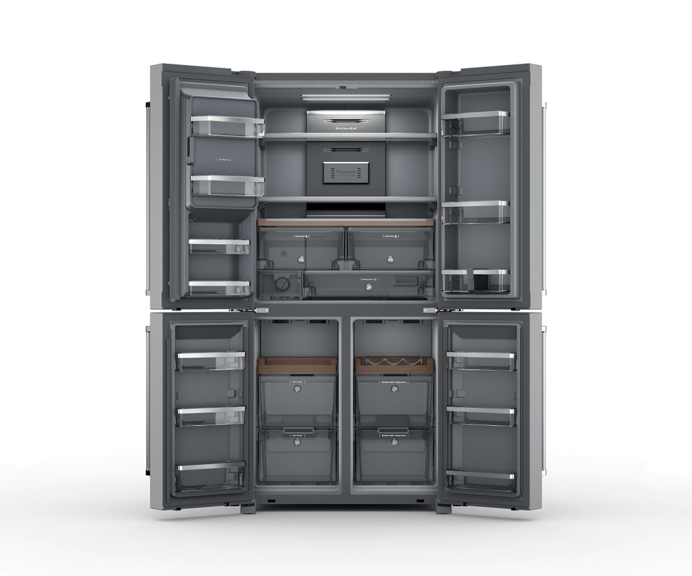 KCQXX 18900 4-ДВЕРНЫЙ ХОЛОДИЛЬНИК - НЕРЖАВЕЮЩАЯ СТАЛЬ KitchenAid  - Вид №3