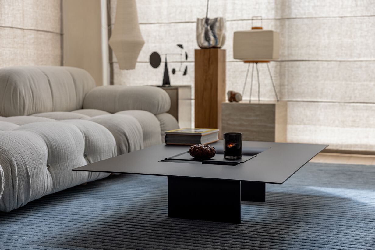 Низкий журнальный столик из листового металла Metallbude CUT ARCH-00111188 - Вид №5