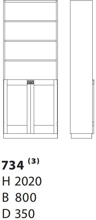Karl Andersson Открытая деревянная полка Ka72 734  - Вид №1