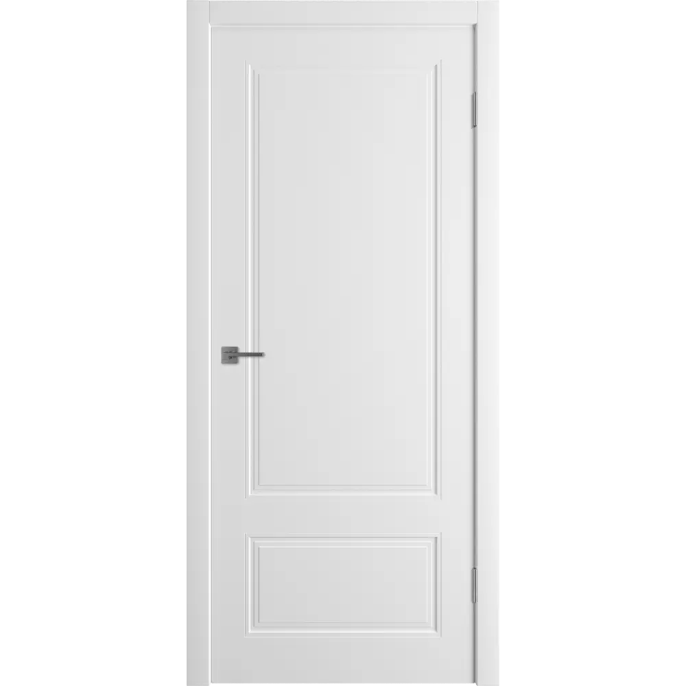 Комплект двери Эрика глухая 70x200 см эмаль белый с добором 100 мм VFD STLM-2009326