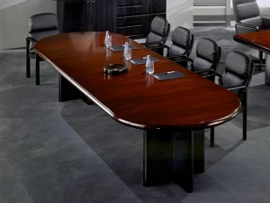 Dyrlund Овальный лакированный стол для совещаний