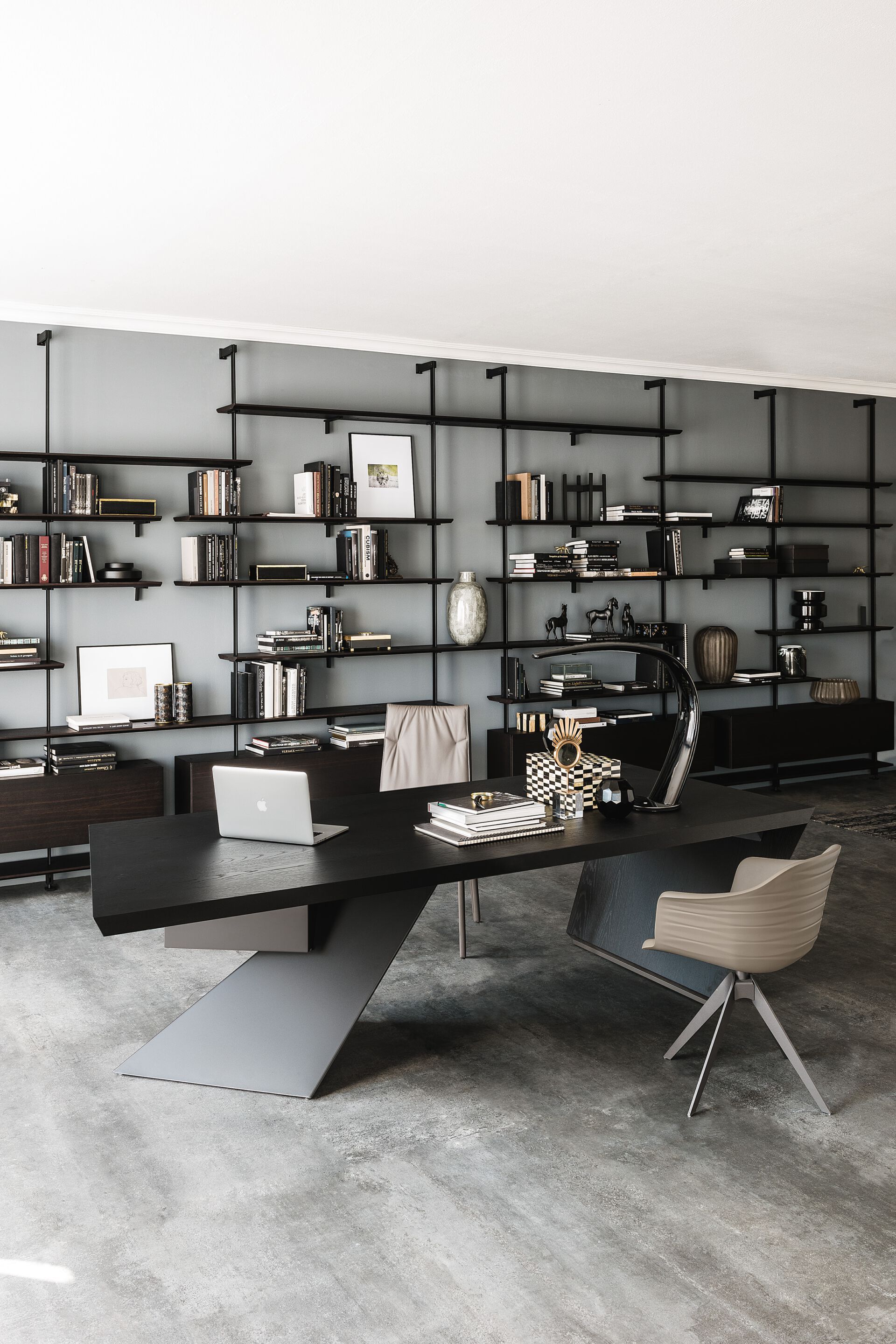 Прямоугольный стол из стали и дерева Cattelan italia NASDAQ ARCH-00006732 - Вид №6