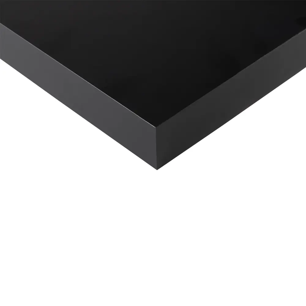 Настенная полка KONSENSA 100x23.5 см со скрытым креплением МДФ цвет черный 89425859 STLM-2016036  - Вид №3