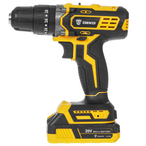 Дрель-шуруповерт DEKO DKCD20 Impact SET 3 9070191
