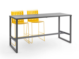 Прямоугольный высокий стол для общественных мест