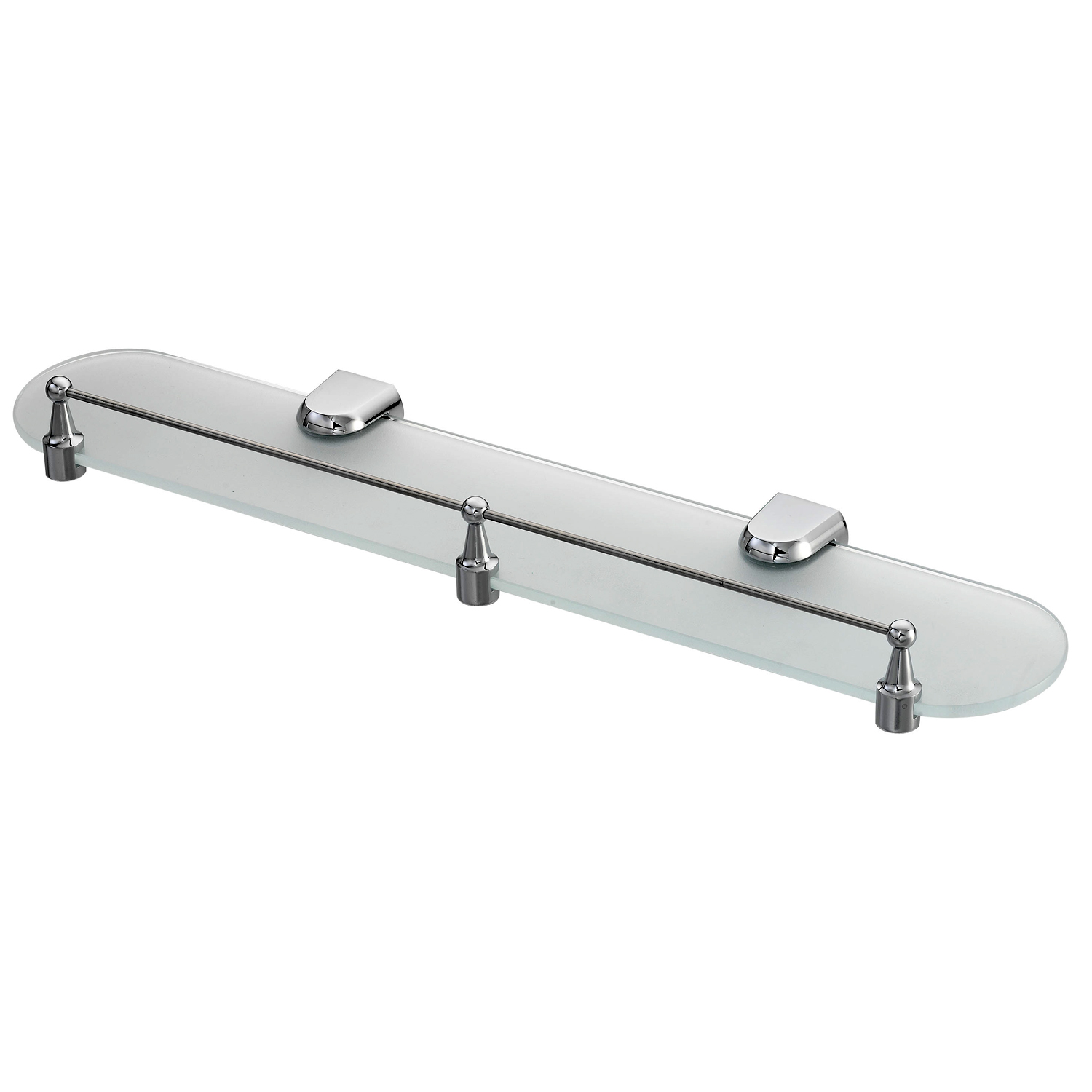 K-6844 Berkel (ранее К-6824) Полка стеклянная с бортиком WasserKRAFT Berkel K-6800  - Вид №1