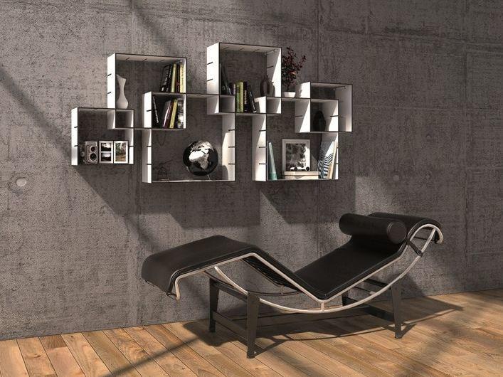 Müller Small Living Модульный стенной книжный шкаф  Kx200-200  - Вид №3