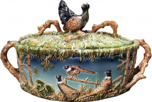 10647642 Романов Фаянс Блюдо для дичи Фаянс