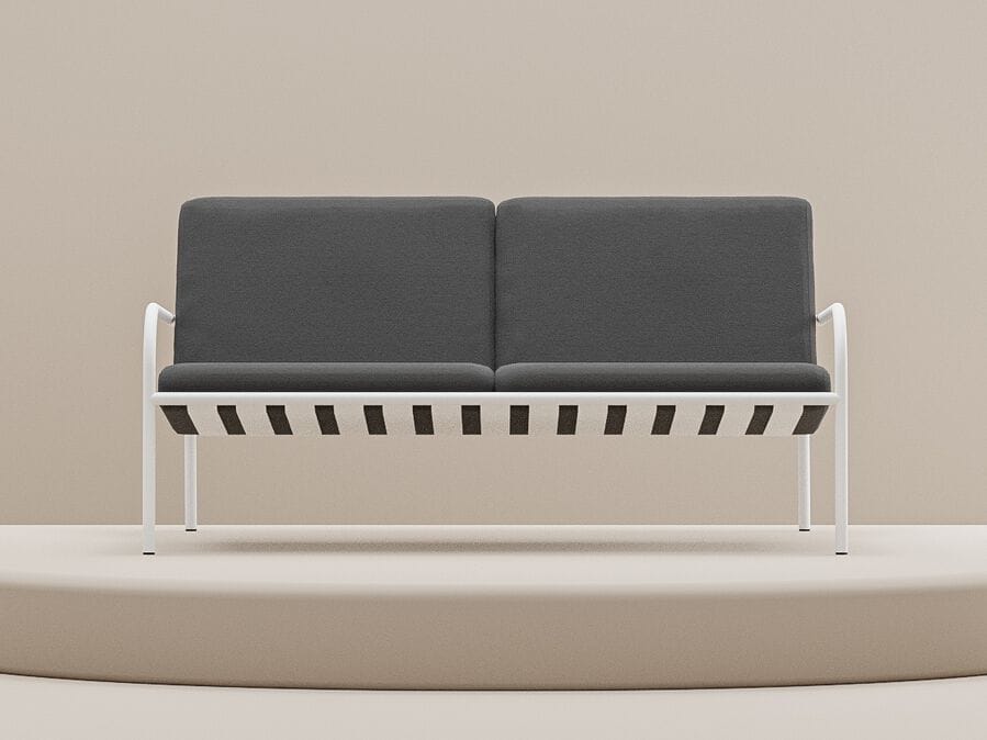 Стальной садовый диван с порошковым покрытием Metallbude CRUZ ARCH-00037484