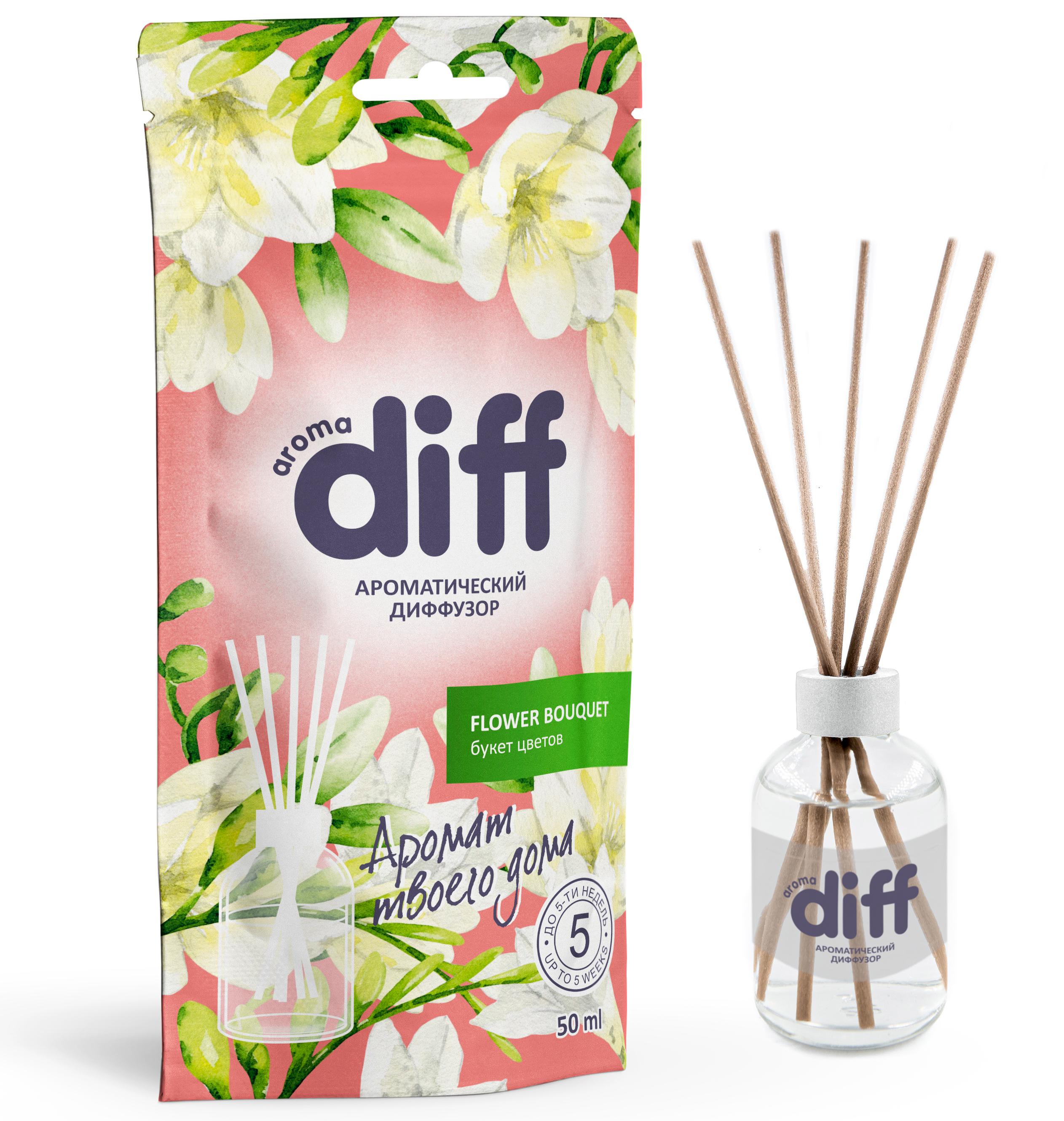 DIFF Flower Bouquet - аромадиффузор с цветочным букетом для интерьера 82707672 STLM-0034544