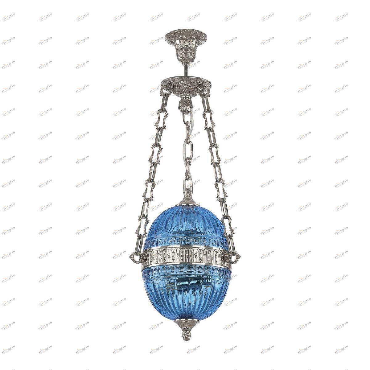 Подвесной светильник синий Bohemia Ivele Ni Aquamarine BOHEMIA IVELE 7100 00-3890226 Синий 