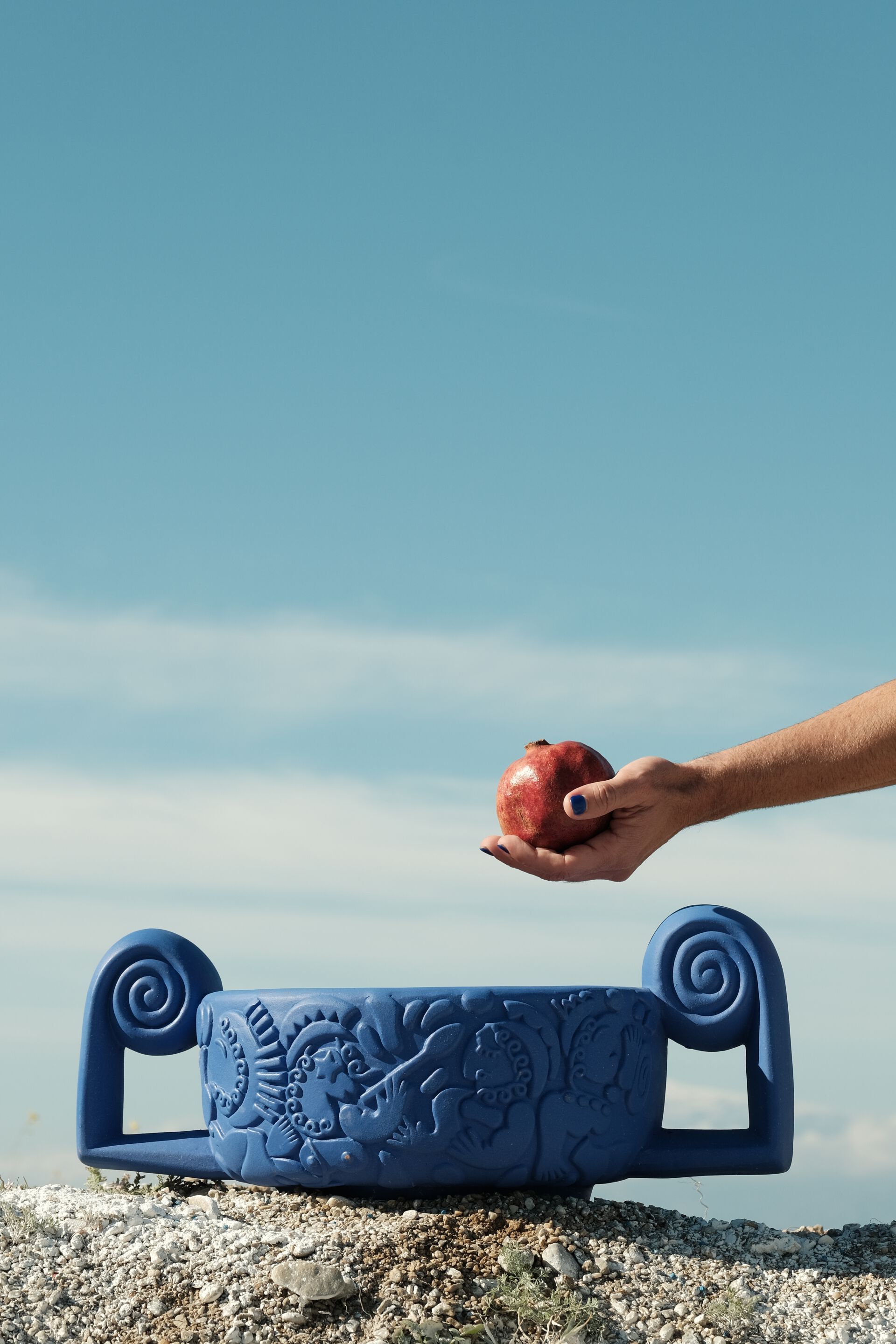 Терракотовый горшок Seletti Magna Graecia Cobalt ARCH-00085749 - Вид №2