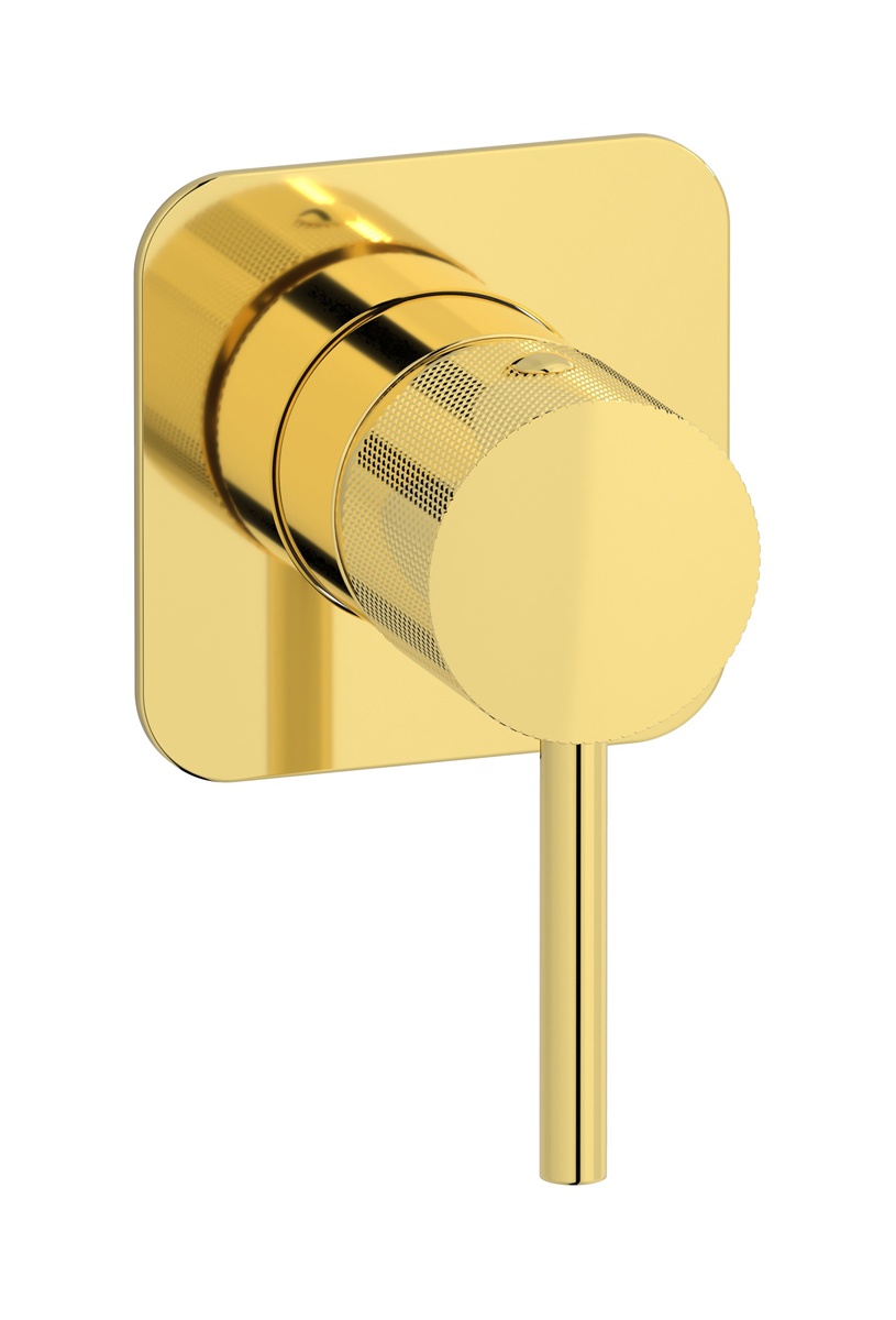 Внешние части встроенного смесителя на 1 потребителя. WE ARE IB id300oo Gold Industria