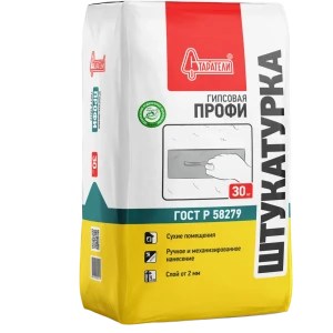 Штукатурка гипсовая Старатели Профи Белый 30 кг 86261503 STLM-2003277