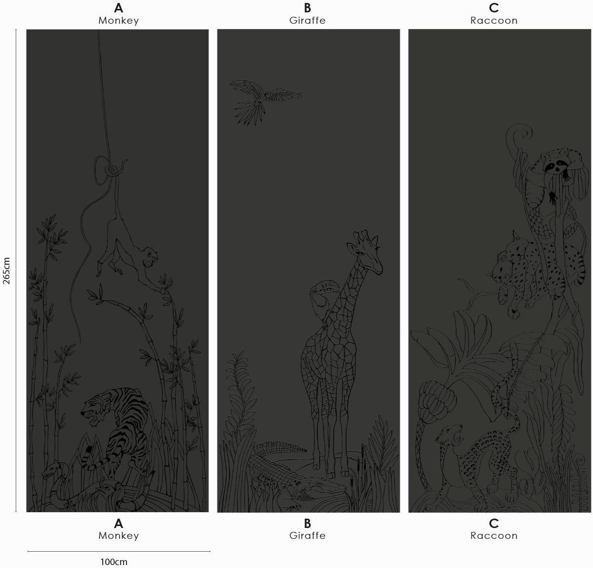 Groovy Magnets Магнитные виниловые обои Chalkboard Kmb-ju-mo-bl - Вид №4