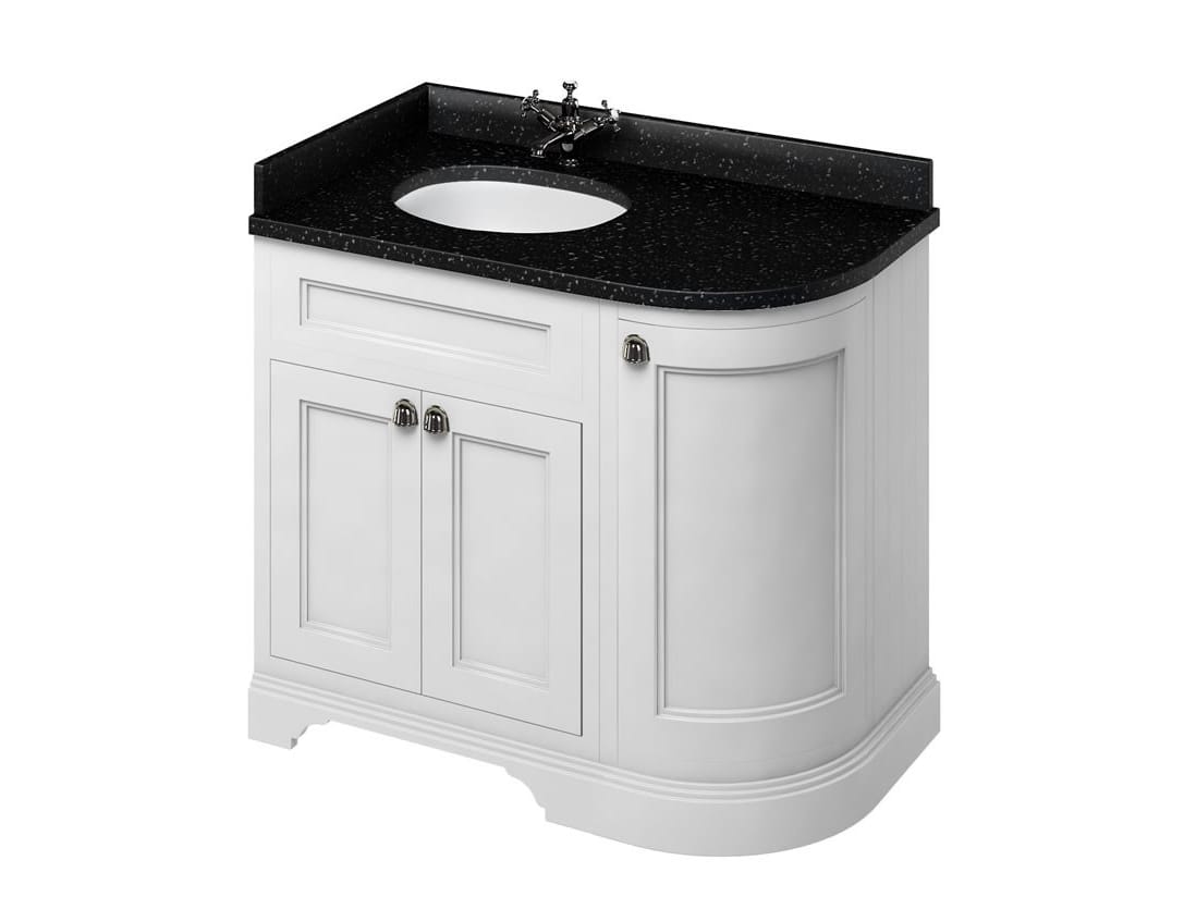 Деревянный угловой умывальник с дверцами Burlington MINERVA ARCH-00071219 - Вид №23