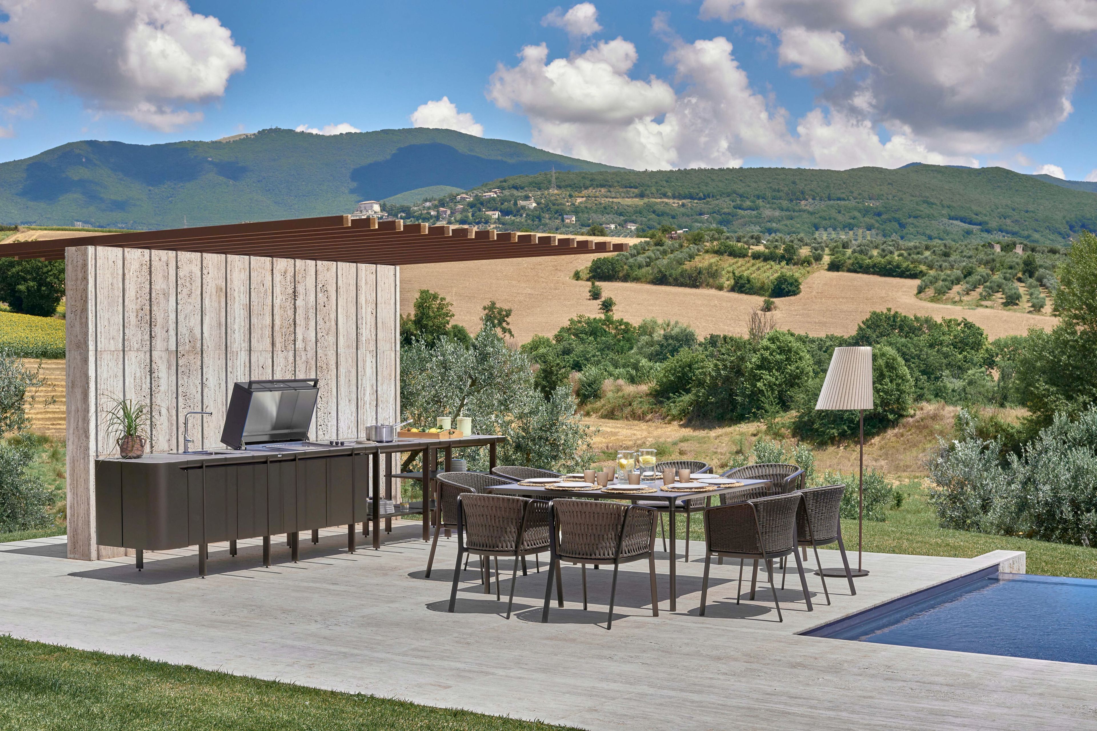 Алюминиевое кресло для отдыха и плотная плетеная веревка emu ARCH-00147396 - Вид №5