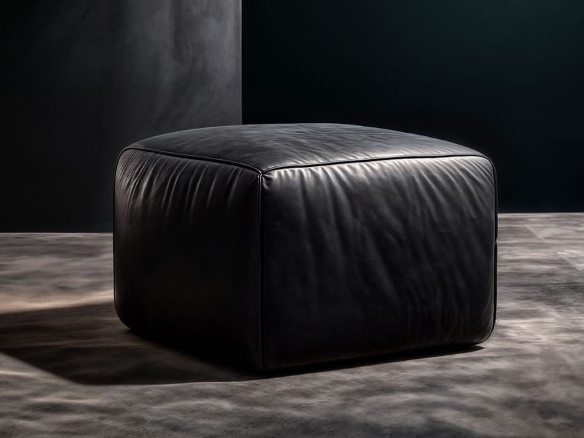 Кожаный квадратный пуф Wayne Enterprises Home Collection WE-144 ARCH-00044613